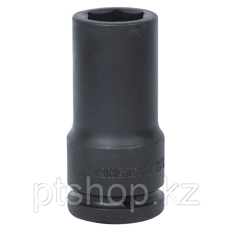 KING TONY Головка торцевая ударная глубокая шестигранная 3/4", 24 мм KING TONY 643524M, фото 1