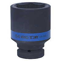 KING TONY Головка торцевая ударная глубокая шестигранная 1", 54 мм KING TONY 843554M
