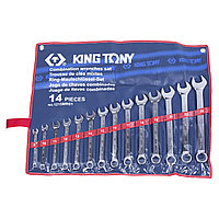 KING TONY Набор комбинированных ключей, 8-24 мм, 14 предметов KING TONY 1215MR01