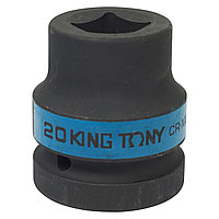 Головка торцевая ударная четырехгранная 1" 20 мм футорочная KING TONY 851420M