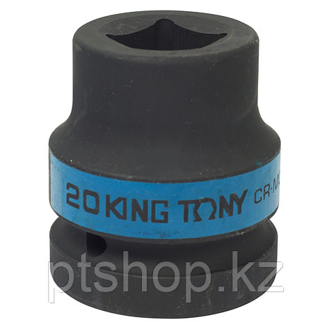 KING TONY Головка торцевая ударная четырехгранная 1", 20 мм, футорочная KING TONY 851420M, фото 1
