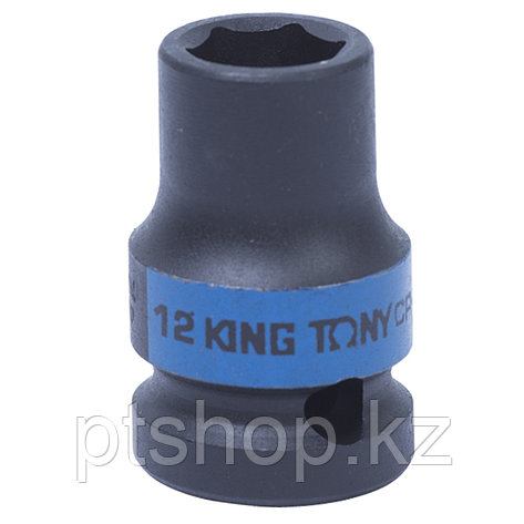 KING TONY Головка торцевая ударная шестигранная 1/2", 12 мм KING TONY 453512M, фото 1