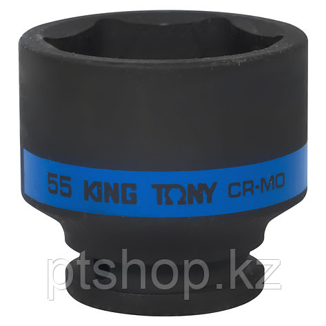 KING TONY Головка торцевая ударная шестигранная 3/4", 55 мм KING TONY 653555M, фото 1