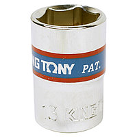KING TONY Головка торцевая стандартная шестигранная 3/8", 13 мм KING TONY 333513M
