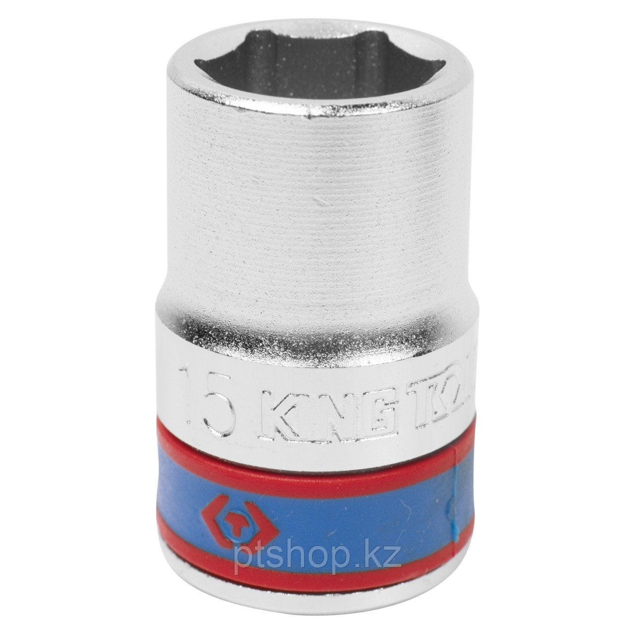 KING TONY Головка торцевая стандартная шестигранная 1/2", 15 мм KING TONY 433515M