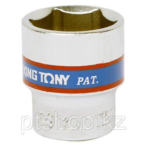 KING TONY Головка торцевая стандартная шестигранная 3/8", 19 мм KING TONY 333519M, фото 1