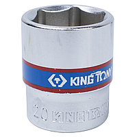 KING TONY Головка торцевая стандартная шестигранная 3/8", 20 мм KING TONY 333520M