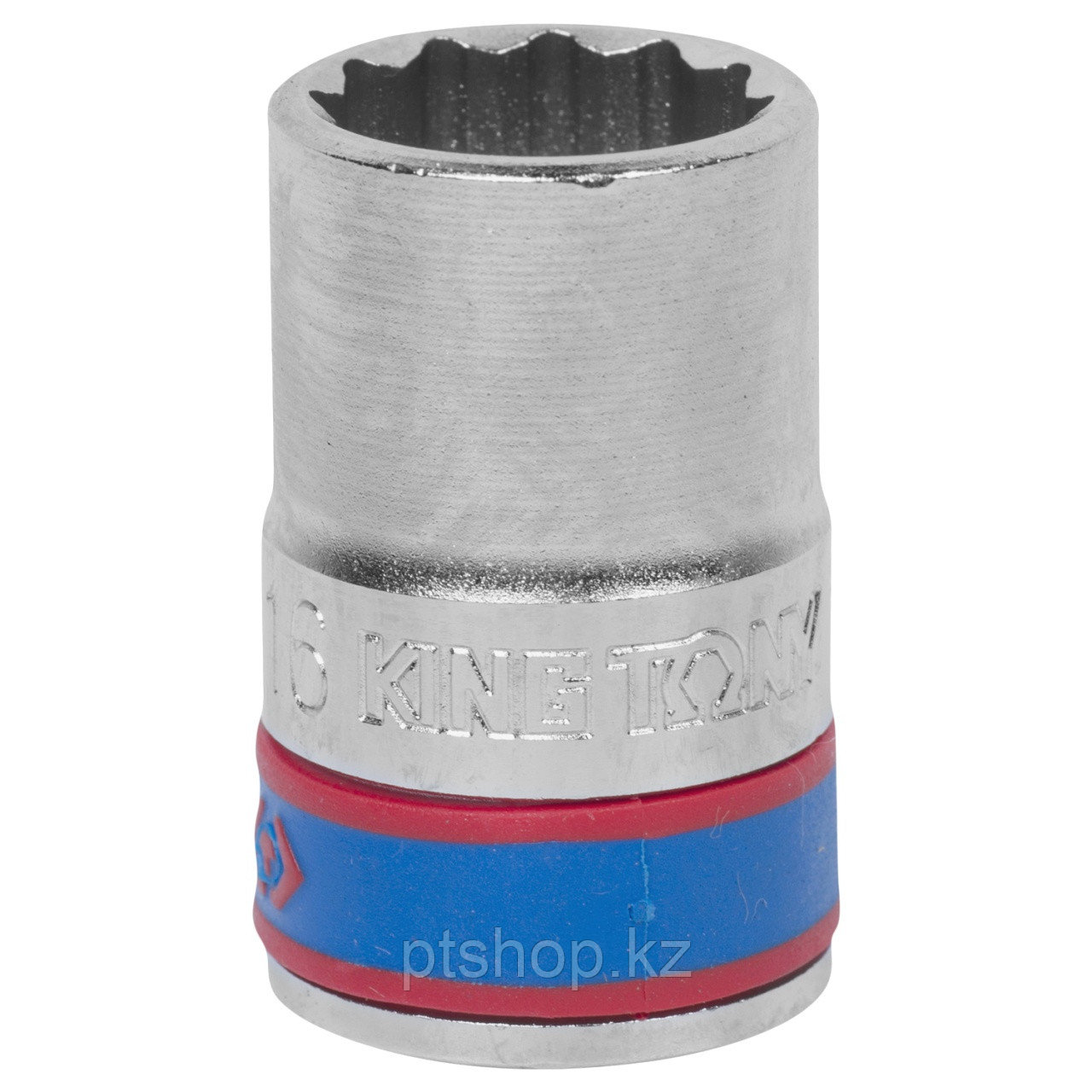 KING TONY Головка торцевая стандартная двенадцатигранная 1/2", 16 мм KING TONY 433016M