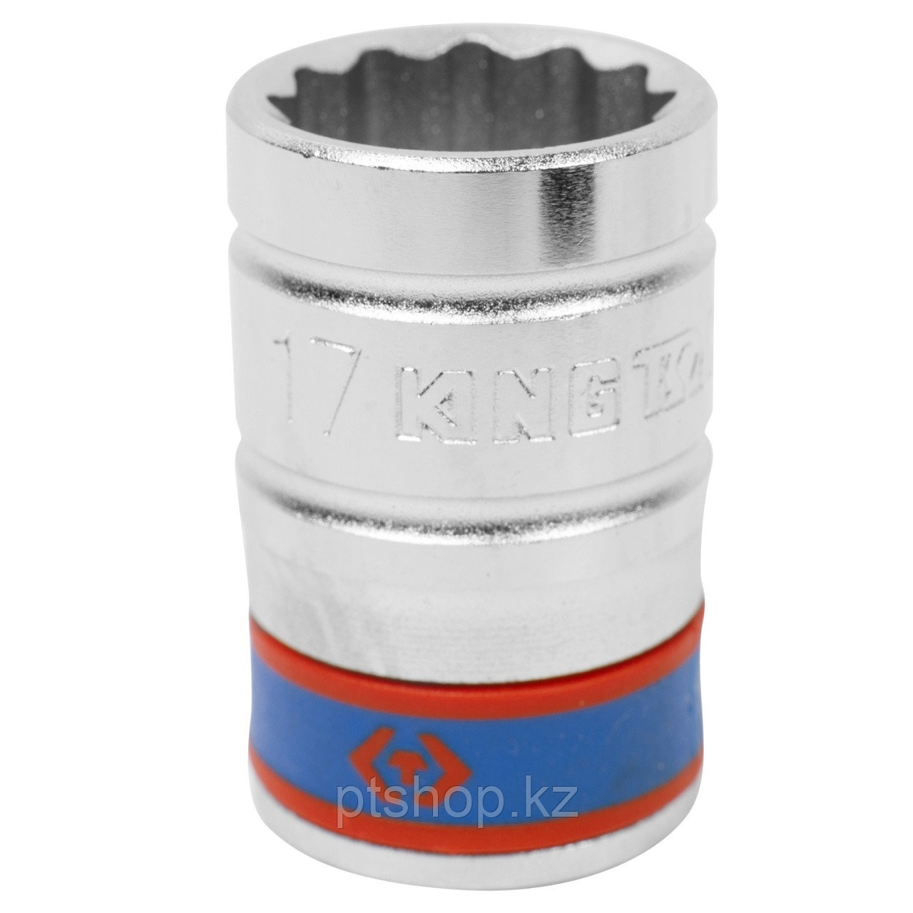 KING TONY Головка торцевая стандартная двенадцатигранная 1/2", 17 мм KING TONY 433017M