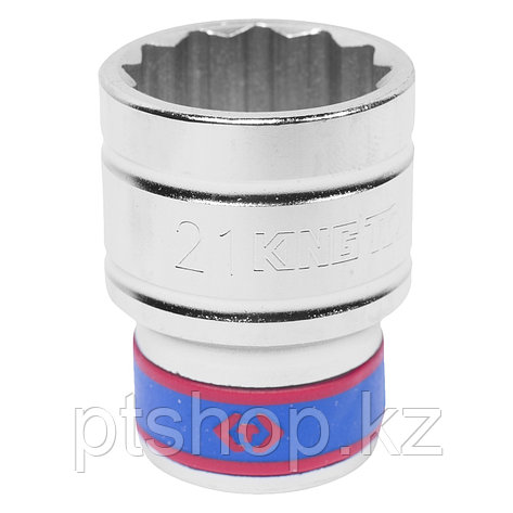 KING TONY Головка торцевая стандартная двенадцатигранная 1/2", 21 мм KING TONY 433021M, фото 1