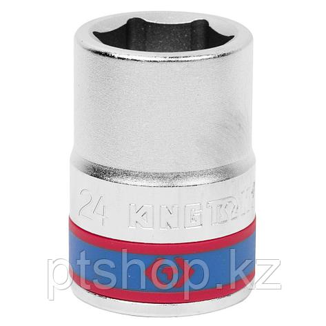 KING TONY Головка торцевая стандартная шестигранная 3/4", 24 мм KING TONY 633524M, фото 1