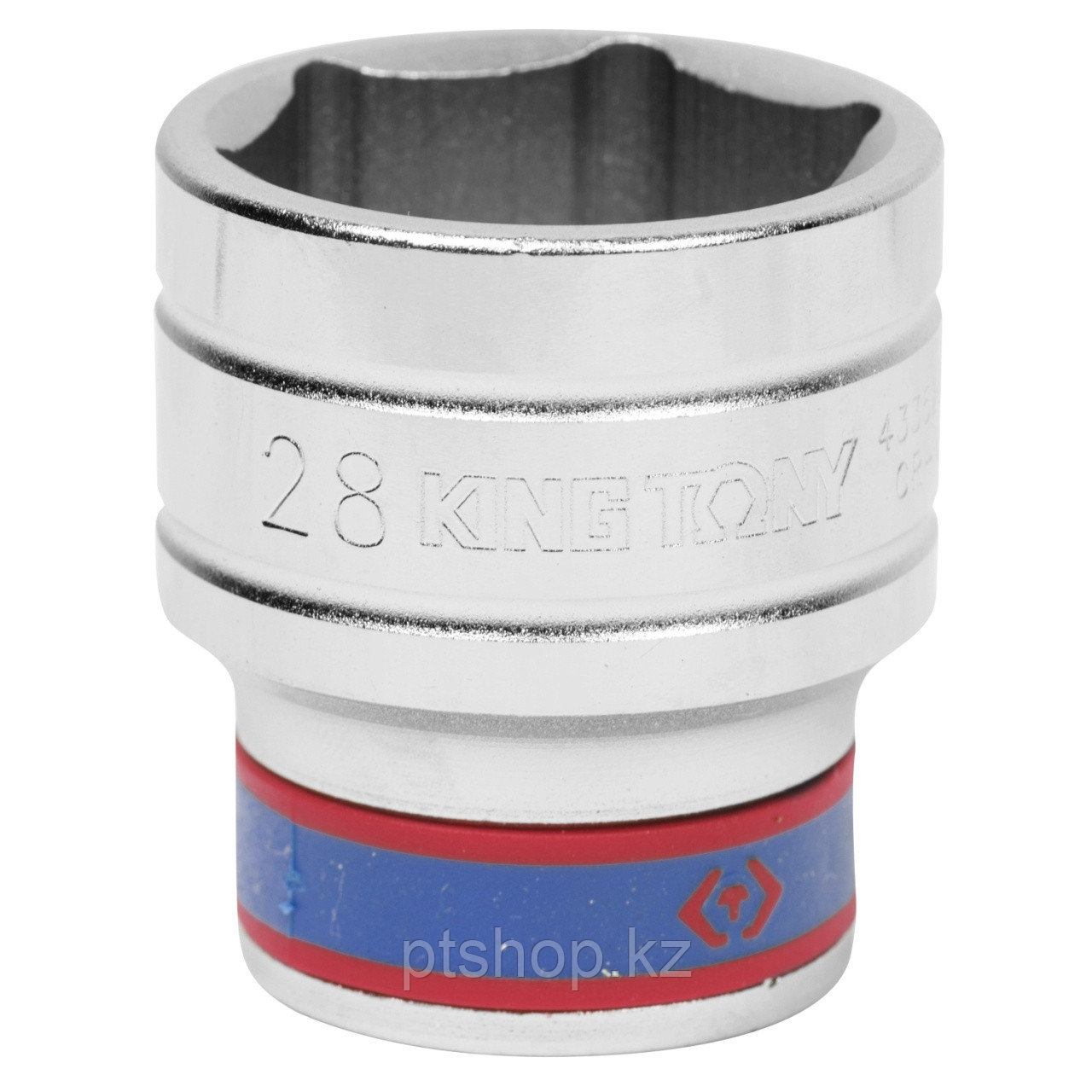 KING TONY Головка торцевая стандартная шестигранная 1/2", 27 мм KING TONY 433527M