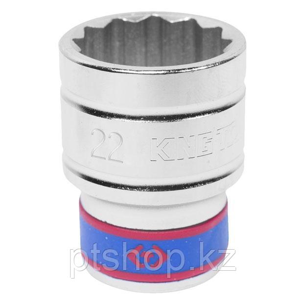KING TONY Головка торцевая стандартная двенадцатигранная 1/2", 22 мм KING TONY 433022M