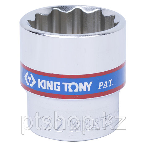 KING TONY Головка торцевая стандартная двенадцатигранная 3/8", 22 мм KING TONY 333022M, фото 1