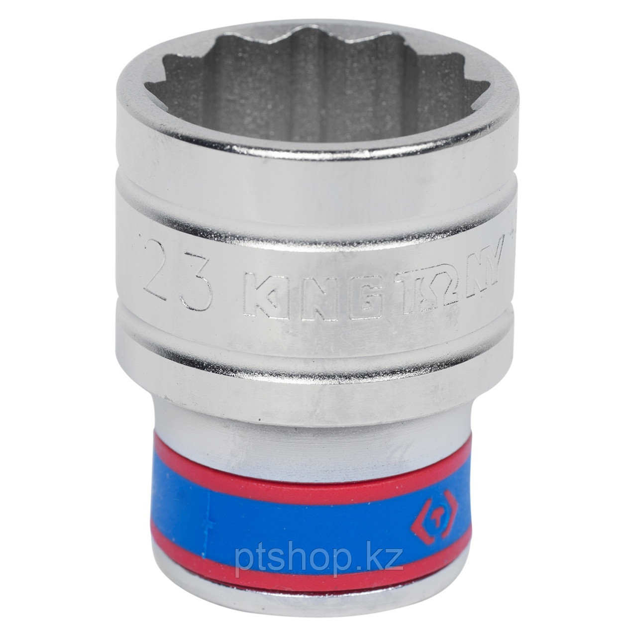 KING TONY Головка торцевая стандартная двенадцатигранная 1/2", 23 мм KING TONY 433023M