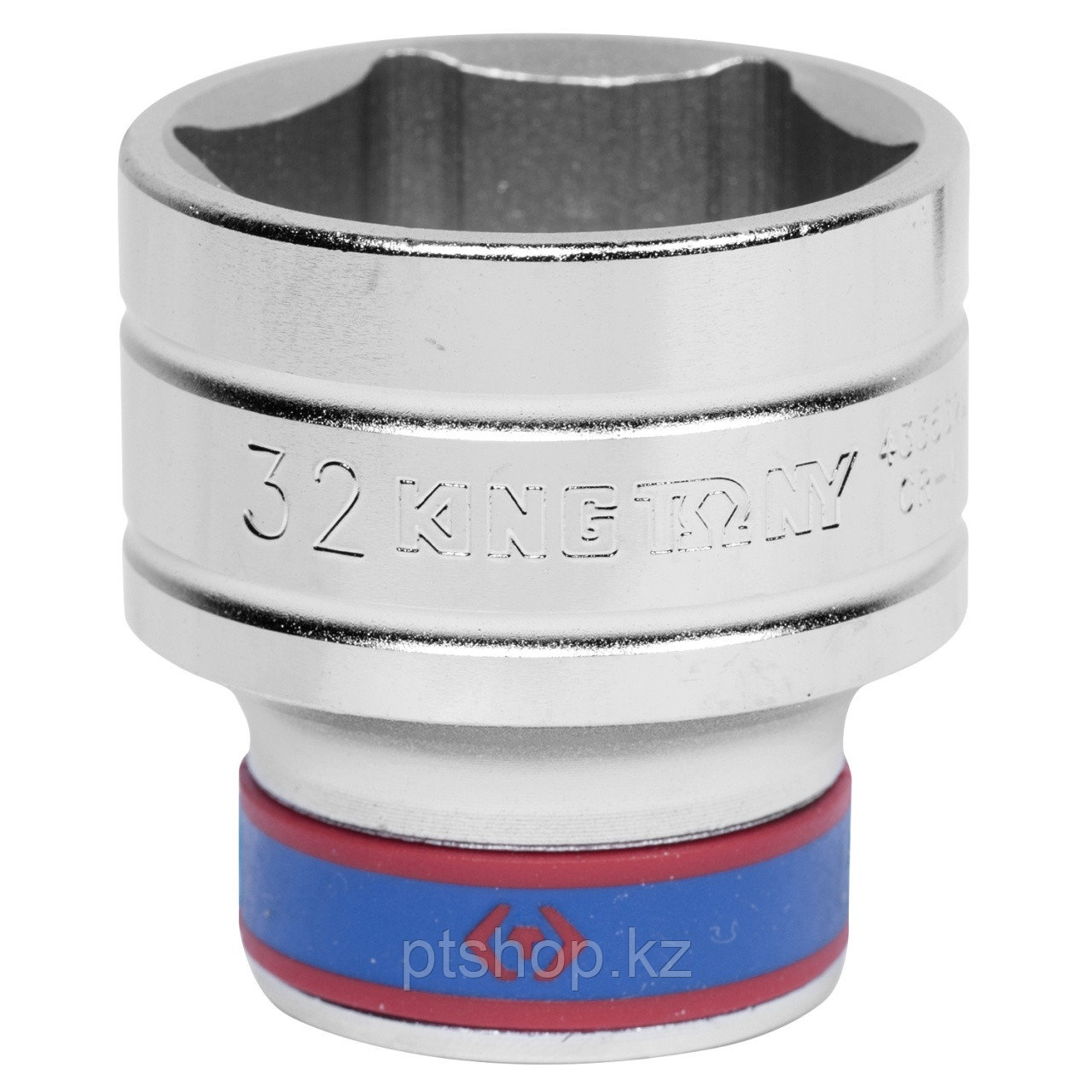 KING TONY Головка торцевая стандартная шестигранная 1/2", 32 мм KING TONY 433532M