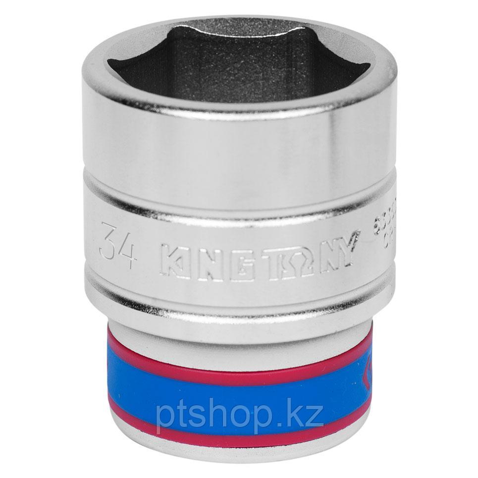 KING TONY Головка торцевая стандартная шестигранная 3/4", 34 мм KING TONY 633534M