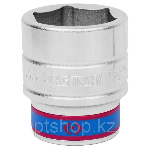 KING TONY Головка торцевая стандартная шестигранная 3/4", 35 мм KING TONY 633535M