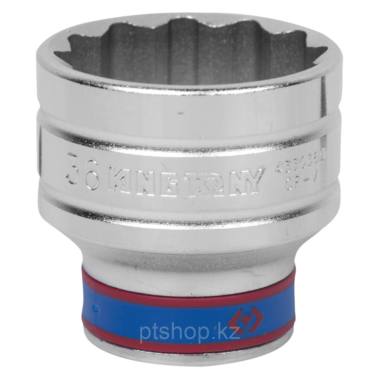 KING TONY Головка торцевая стандартная двенадцатигранная 1/2", 36 мм KING TONY 433036M