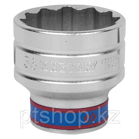 KING TONY Головка торцевая стандартная двенадцатигранная 1/2", 36 мм KING TONY 433036M, фото 1