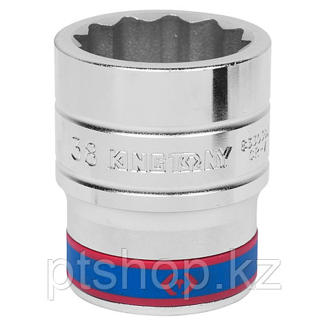 KING TONY Головка торцевая стандартная двенадцатигранная 1", 38 мм KING TONY 833038M, фото 1