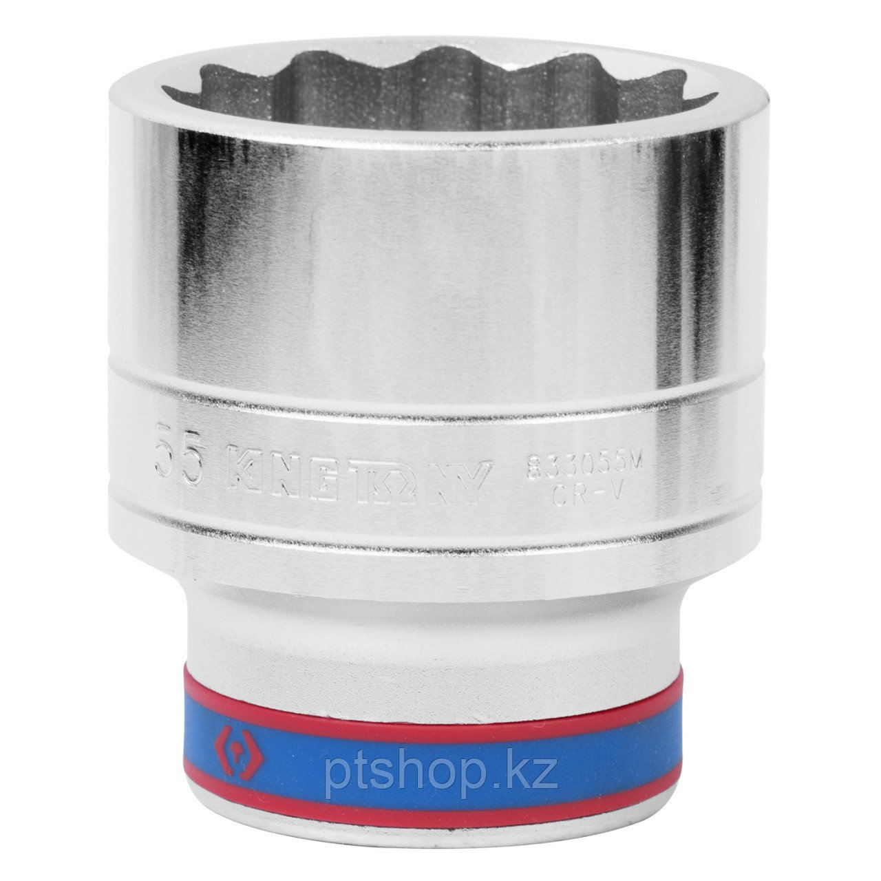 KING TONY Головка торцевая стандартная двенадцатигранная 1", 55 мм KING TONY 833055M