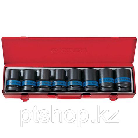 KING TONY Набор ударных торцевых головок 1", шестигранные, тонкостенные, 17-41 мм, 8 предметов KING TONY, фото 1