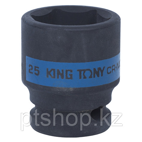 KING TONY Головка торцевая ударная шестигранная 1/2", 25 мм KING TONY 453525M, фото 1