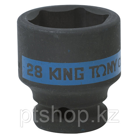 KING TONY Головка торцевая ударная шестигранная 1/2", 28 мм KING TONY 453528M, фото 1