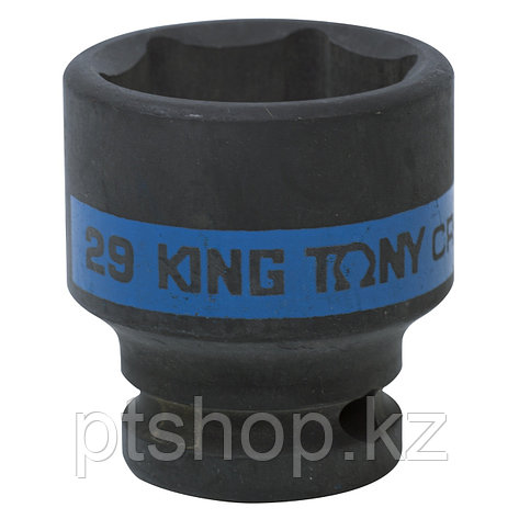 KING TONY Головка торцевая ударная шестигранная 1/2", 29 мм KING TONY 453529M, фото 1