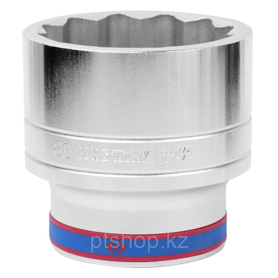 KING TONY Головка торцевая стандартная двенадцатигранная 1", 80 мм KING TONY 833080M