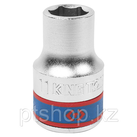 KING TONY Головка торцевая стандартная шестигранная 1/2", 11 мм KING TONY 433511M, фото 1