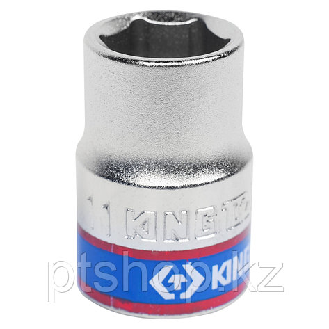KING TONY Головка торцевая стандартная шестигранная 3/8", 11 мм KING TONY 333511M, фото 1