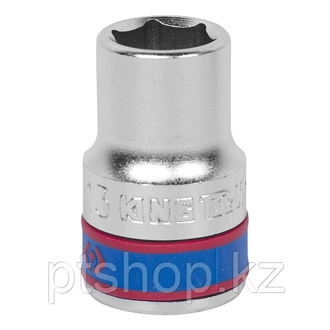 KING TONY Головка торцевая стандартная шестигранная 1/2", 13 мм KING TONY 433513M, фото 1