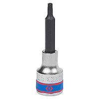 KING TONY Насадка (бита) торцевая 1/2", Torx, T25, L = 80 мм, с отверстием KING TONY 403725