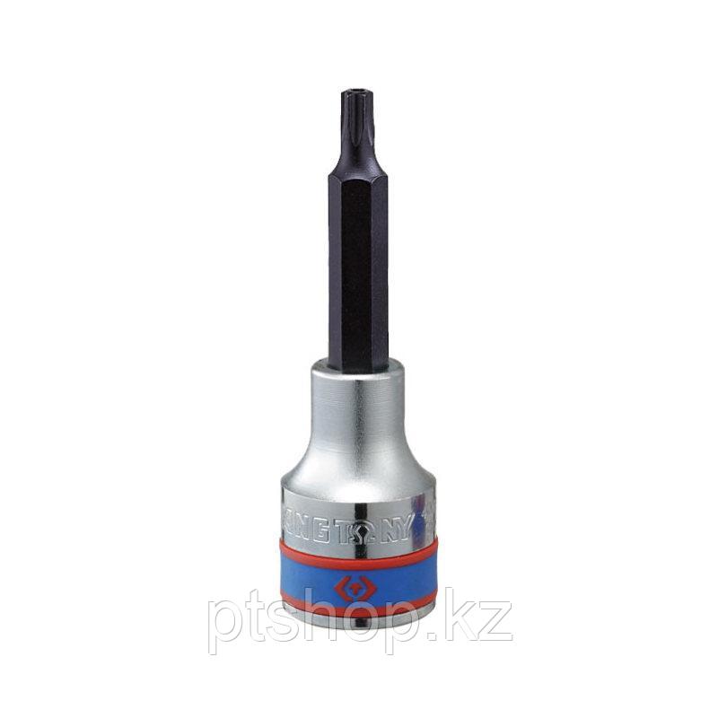 KING TONY Насадка (бита) торцевая 1/2", Torx, T40, L = 80 мм, с отверстием KING TONY 403740
