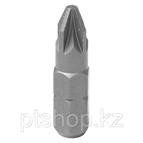 KING TONY Вставка (бита) торцевая 1/4", Pozidriv, PZ2, L = 25 мм KING TONY 102502Z, фото 1