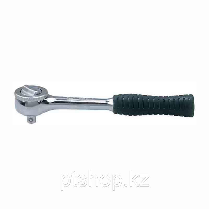 KING TONY Трещотка 1/4", 140 мм, 45 зубцов, дисковый механизм KING TONY 2725-55G