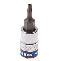 Насадка (бита) торцевая 1/4" Torx T9 L = 37 мм с отверстием KING TONY 203709