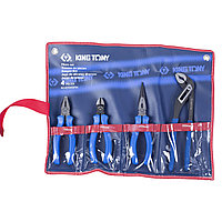 KING TONY Набор пассатижей и бокорезов, 4 предмета KING TONY 42104GP01