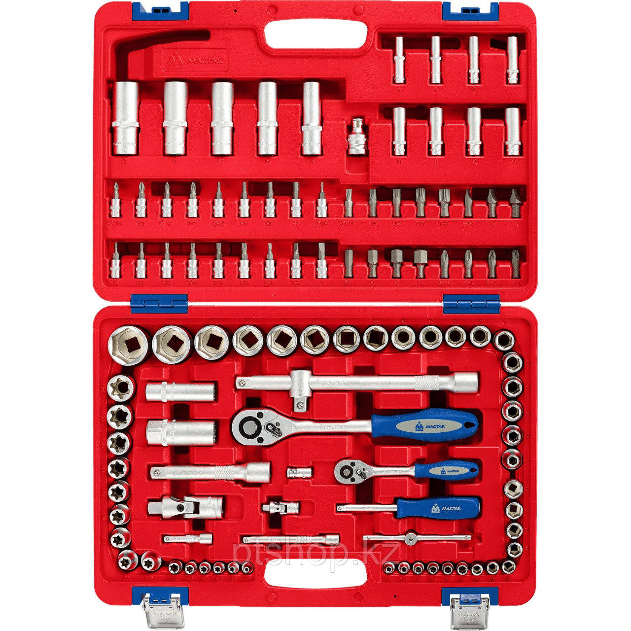 МАСТАК Набор инструментов универсальный, 108 предметов МАСТАК 01-108C