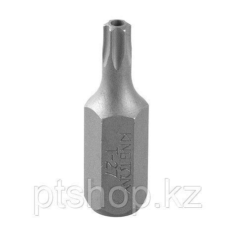 KING TONY Вставка (бита) торцевая 10 мм, Torx, Т27, L = 36 мм, с отверстием KING TONY 163627U, фото 1