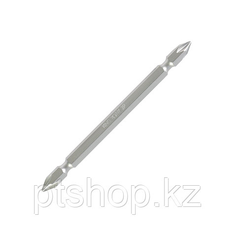 KING TONY Вставка (бита) торцевая 1/4", Phillips, PH2, L = 110 мм, двухсторонняя, для шуруповерта KING TONY, фото 1