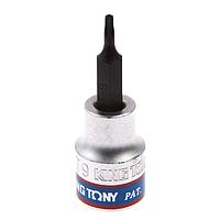 Насадка (бита) торцевая 3/8" Torx T9 L = 50 мм с отверстием KING TONY 302709