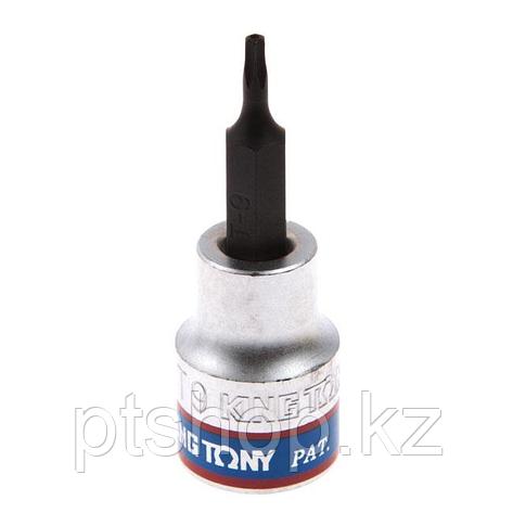 KING TONY Насадка (бита) торцевая 3/8", Torx, T9, L = 50 мм, с отверстием KING TONY 302709, фото 1