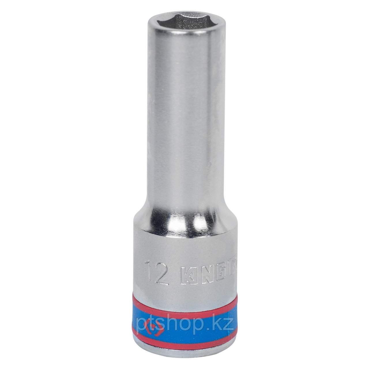 KING TONY Головка торцевая глубокая шестигранная 1/2", 12 мм KING TONY 423512M