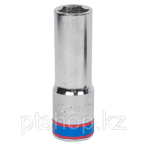 KING TONY Головка торцевая глубокая шестигранная 1/2", 15 мм KING TONY 423515M, фото 1