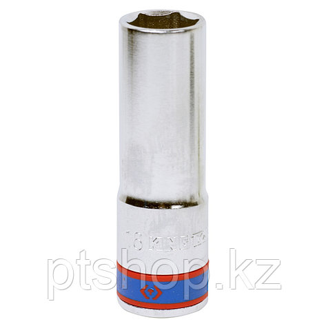 KING TONY Головка торцевая глубокая шестигранная 1/2", 16 мм KING TONY 423516M, фото 1