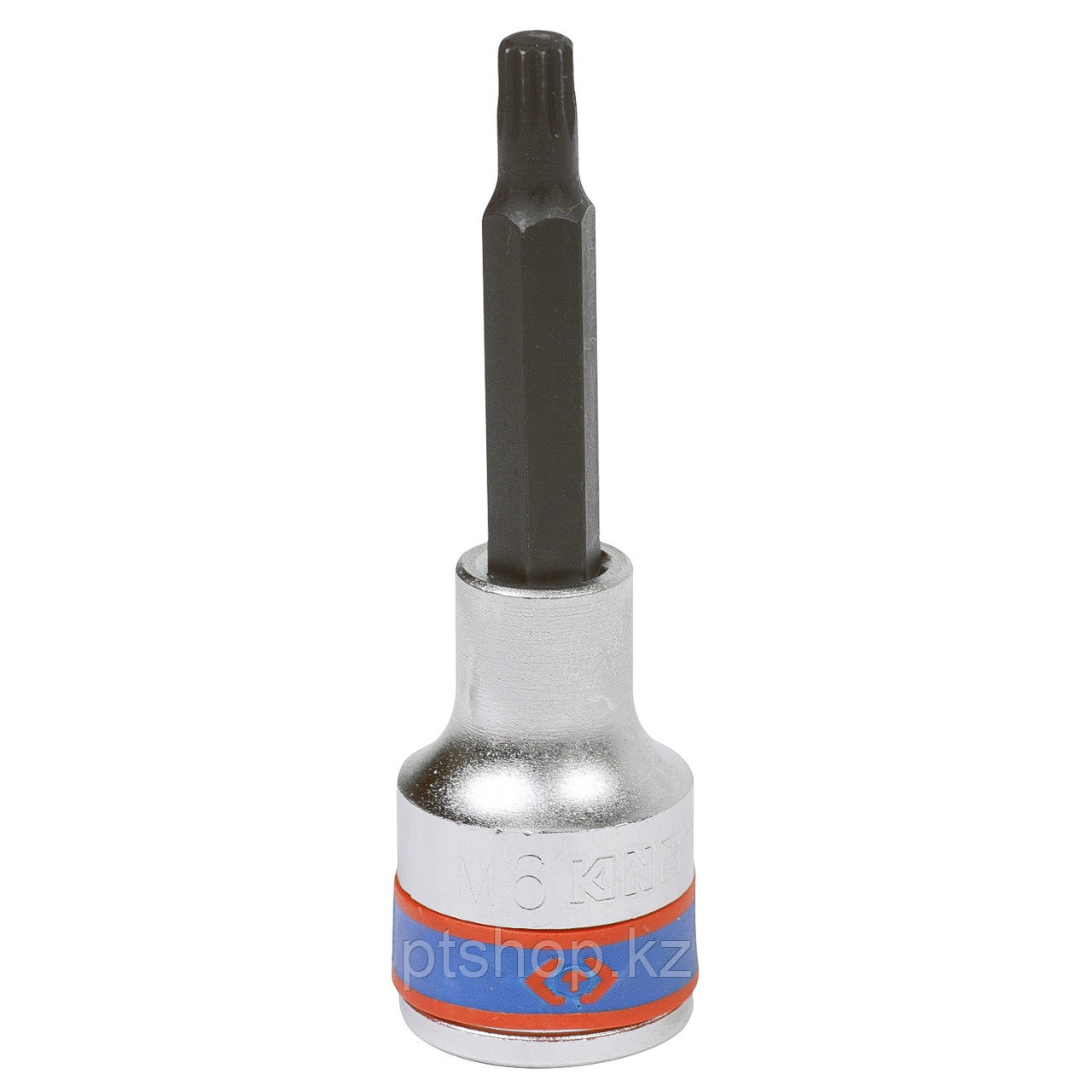 KING TONY Насадка (бита) торцевая 1/2", Spline, M6, L = 80 мм KING TONY 403606