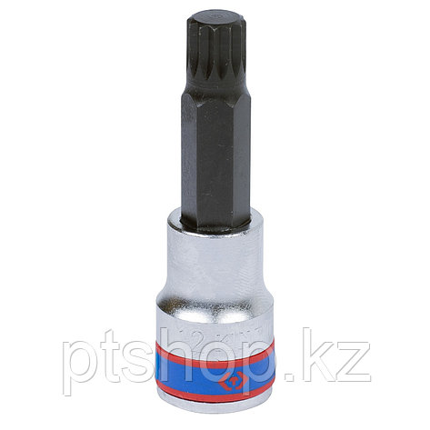 KING TONY Насадка (бита) торцевая 1/2", Spline, M12, L = 80 мм KING TONY 403612, фото 1
